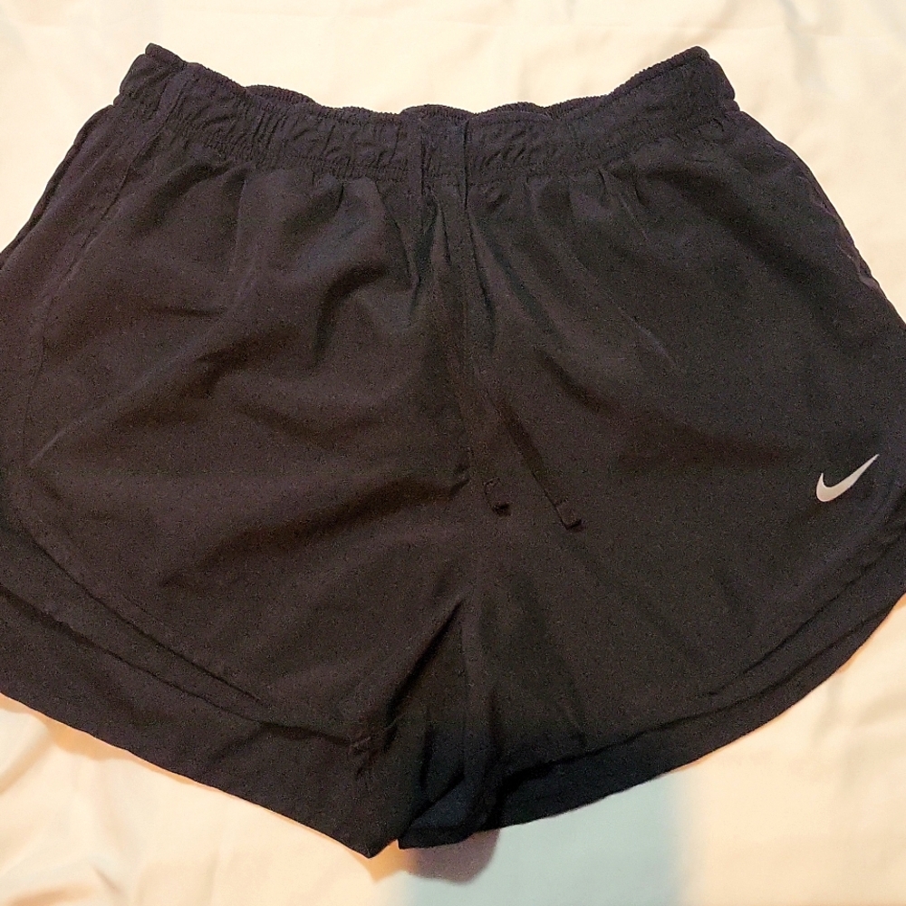 Nike women's medium dri fit black shorts